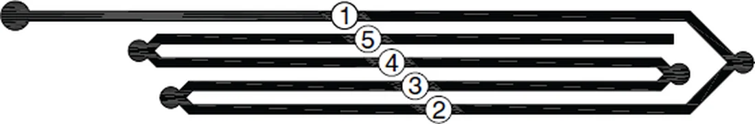 37ZR5 5-Section ZR boom folding diagram